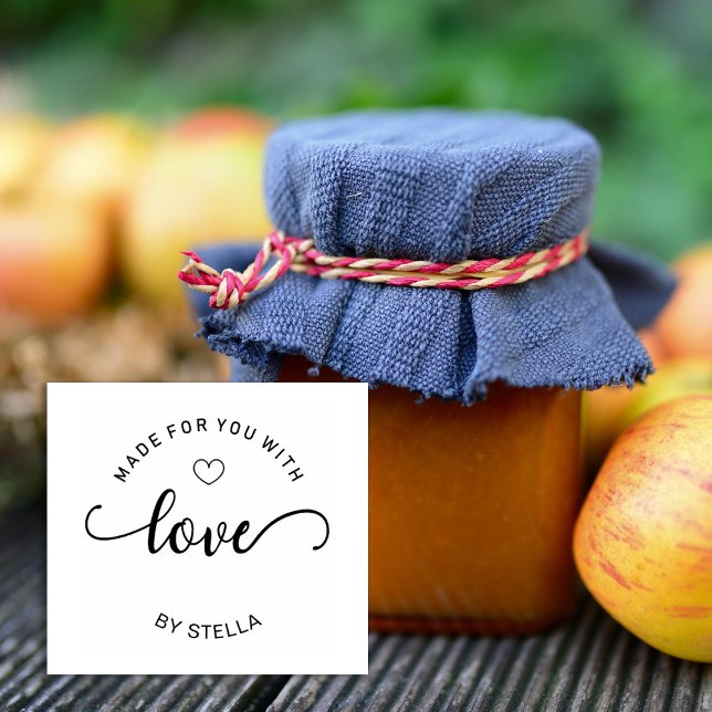 Maßgeschneidert mit Liebe Gummistempel (Von Creator hochgeladen)