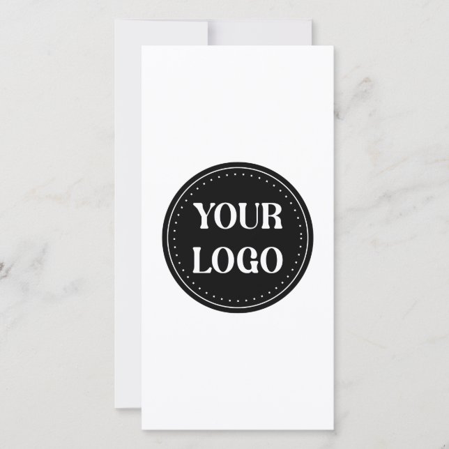 Maßgeschneidert, modern, elegant und zeitlos dankeskarte (Vorderseite)