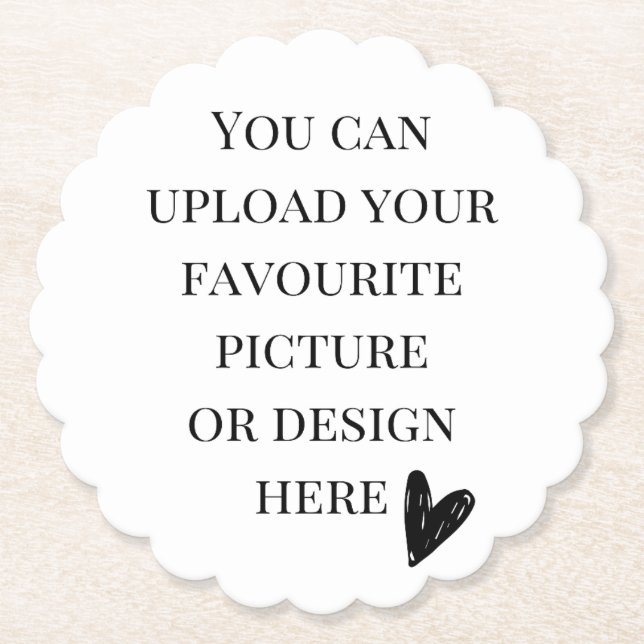 Maßgeschneidert: Runde Untersetzer (Vorderseite)