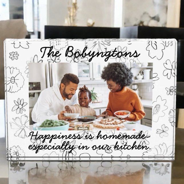 Maßgeschneiderte 1-Foto-Familie glücklich blühend  Fotoblock (Von Creator hochgeladen)