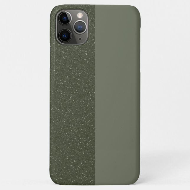 Maßgeschneiderte 2-Tone Moss Green iPhone Case (Rückseite)