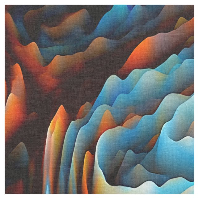 Maßgeschneiderte 3D-Abstrakt Art 20A-20B-Optionen Stoff (Nahaufnahme)