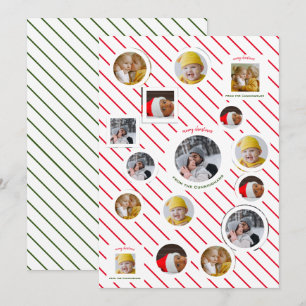Maßgeschneiderte 4-Foto-🎄 Weihnachten Einladung