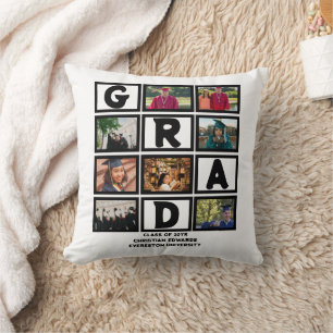 Maßgeschneiderte Abschluss-Klasse für Foto-Collage Kissen