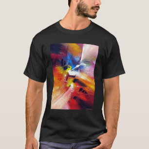 Maßgeschneiderte Abstrakte Kunstmalerei T-Shirt