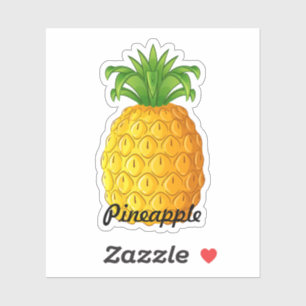 Maßgeschneiderte Ananas Aufkleber