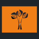 Maßgeschneiderte Art Deco Stil Bouquet Red Poster<br><div class="desc">Erstellen Sie Ihr eigenes Poster mit diesem Art Deko Stil Bouquet mit eigenen Texten und Bildern!</div>