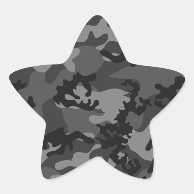 Maßgeschneiderte Aufkleber für die schwarze Camouf (Vorderseite)