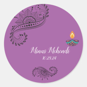 Maßgeschneiderte Aufkleber für Mehendi