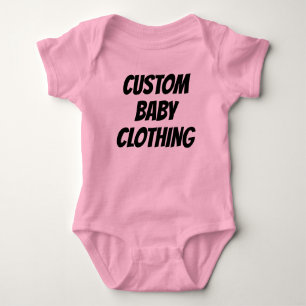 Maßgeschneiderte Baby Bodysuits Blank Template