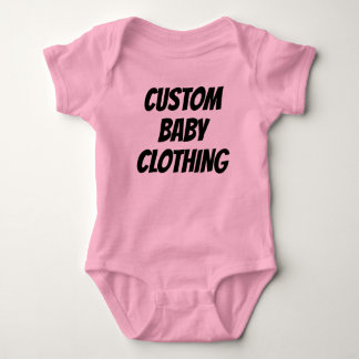 Maßgeschneiderte Baby Bodysuits Blank Template
