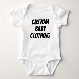 Maßgeschneiderte Baby Bodysuits Blank Template