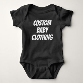 Maßgeschneiderte Baby Bodysuits Blank Template