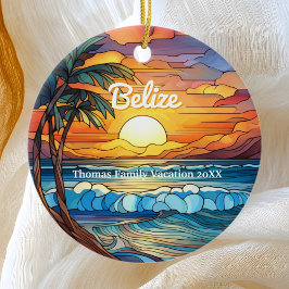 Maßgeschneiderte Belize-Imitate Festglas Keramik Ornament
