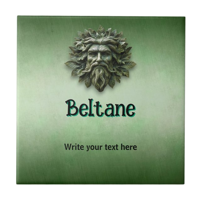 Maßgeschneiderte Beltane-Keramik Fliese (Vorderseite)