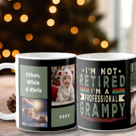 Maßgeschneiderte Berufliche Grandpa 4 FotoCollage Kaffeetasse