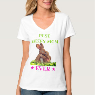Maßgeschneiderte BEST BUNNY MAMA je einfach Niedli T-Shirt