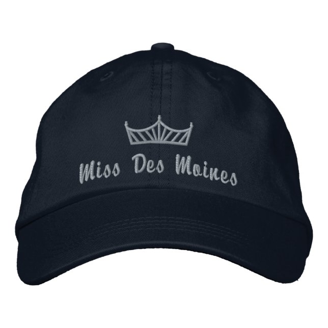 Maßgeschneiderte, bestickte Hülle Baseballkappe (Vorderseite)