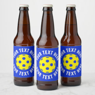 Maßgeschneiderte Bierflaschen mit Picklebal-Logo Bierflaschenetikett
