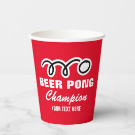 Maßgeschneiderte Bierpong-Party-Becher Pappbecher
