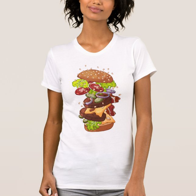 Maßgeschneiderte Big Burger-Shirts und Jacken (Vorderseite)