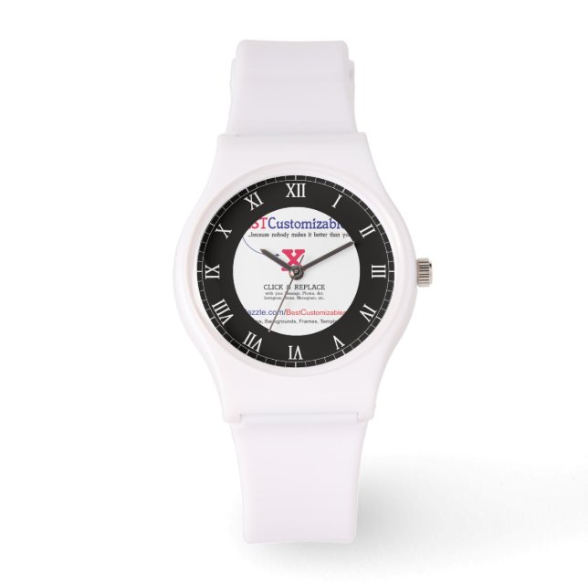 Maßgeschneiderte Blankengeschenkvorlage Armbanduhr (Vorderseite)
