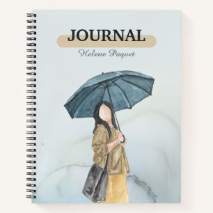 Maßgeschneiderte Blankgelbe weiche Wasserfarbe Fra Notizbuch