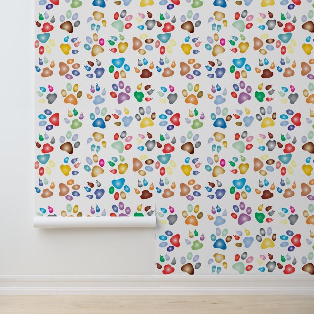 Maßgeschneiderte Blende- und Stickerei Tapete (Anwendung)