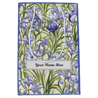 Maßgeschneiderte Bluebell-Blume für Blumenmuster Mittlere Geschenktüte