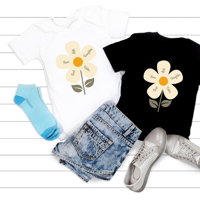 Maßgeschneiderte Blume, Rolle der Frau, Mutter, Eh T-Shirt (Von Creator hochgeladen)