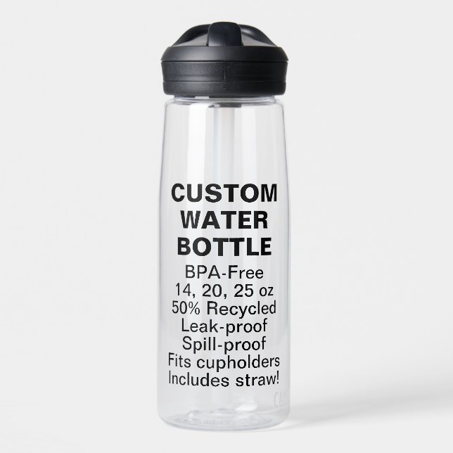 Maßgeschneiderte BPA BPS BPF Freie große Wasserfla Trinkflasche (Vorne)