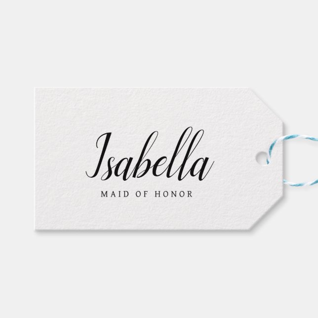 Maßgeschneiderte Brautparty-Geschenktasche Geschenkanhänger (Vorderseite (Horizontal))