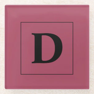 Maßgeschneiderte Burgundy mit Gold-Familie, erste Glasuntersetzer