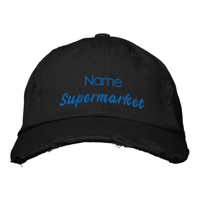 Maßgeschneiderte Business Embroided Baseball Cap Bestickte Baseballkappe (Vorderseite)