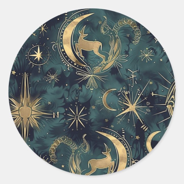 Maßgeschneiderte Capricorn Stationary Stickers (Vorderseite)