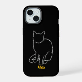 Maßgeschneiderte Cat Phone Case iPhone 15 Hülle