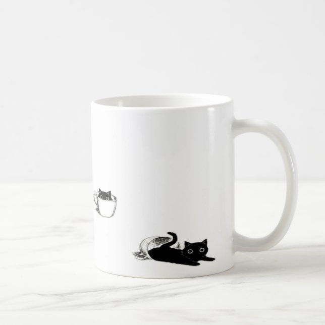 Maßgeschneiderte Cat-Tasse Kaffeetasse (Rechts)