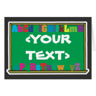 Maßgeschneiderte Chalkboard,<YOURTEXT>