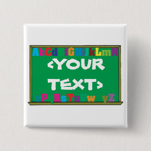 Maßgeschneiderte Chalkboard,<YOURTEXT> Button