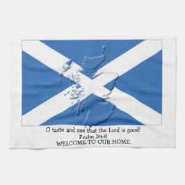 Maßgeschneiderte Christliche FLAG SCOTLAND Küchent Geschirrtuch
