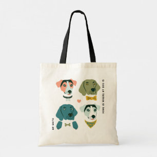 Maßgeschneiderte Dapper Beagle & Larbador Dogs Tragetasche