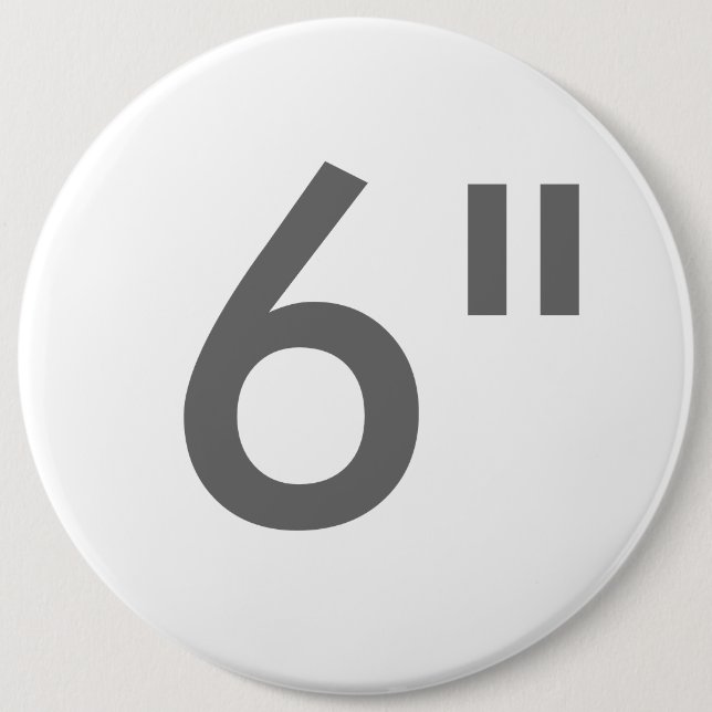 Maßgeschneiderte Druck 6" Blankenvorlage für Riese Button (Vorderseite)