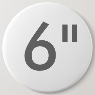 Maßgeschneiderte Druck 6" Blankenvorlage für Riese Button