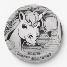 Maßgeschneiderte Einhornfärbung in Party