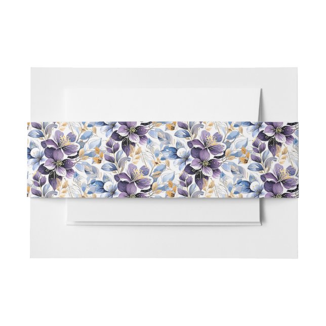 Maßgeschneiderte Einladung Bauchband Einladungsbanderole (Vorderseite Beispiel)