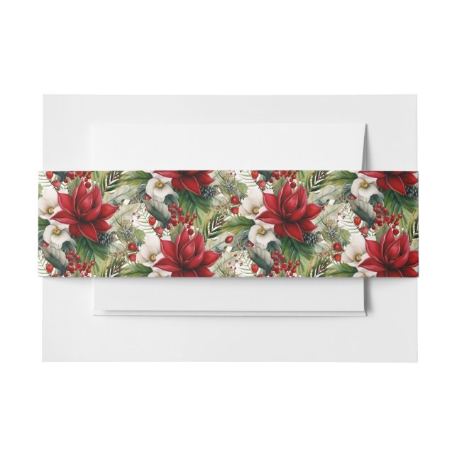 Maßgeschneiderte Einladung Bauchband Einladungsbanderole (Vorderseite Beispiel)