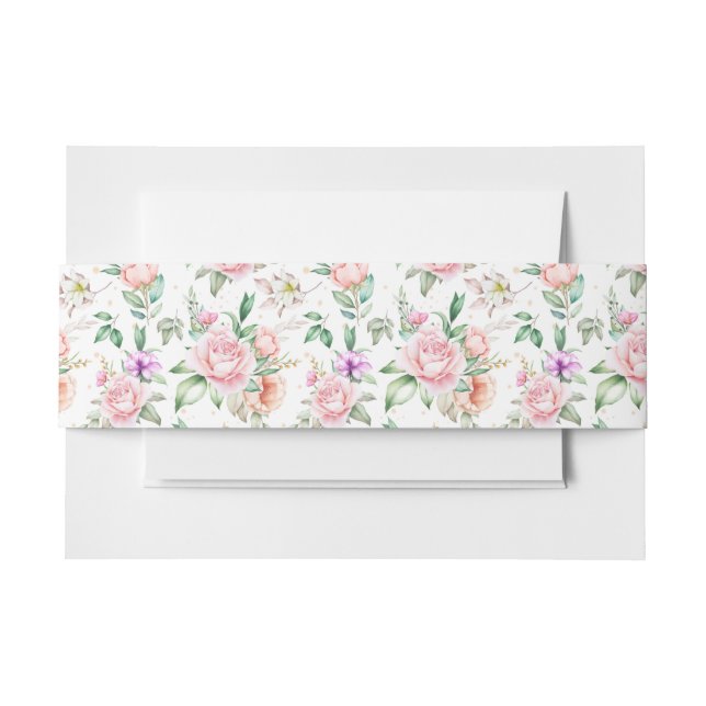 Maßgeschneiderte Einladung Bauchband Einladungsbanderole (Vorderseite Beispiel)