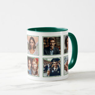 Maßgeschneiderte Elegant zehn Foto Collage Hunter Tasse
