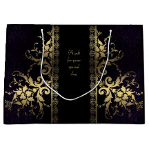 Maßgeschneiderte elegante Black and Gold-Geschenkt