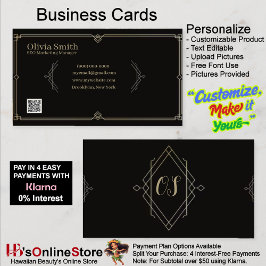 Maßgeschneiderte elegante Black Business Cards 8 Visitenkarte